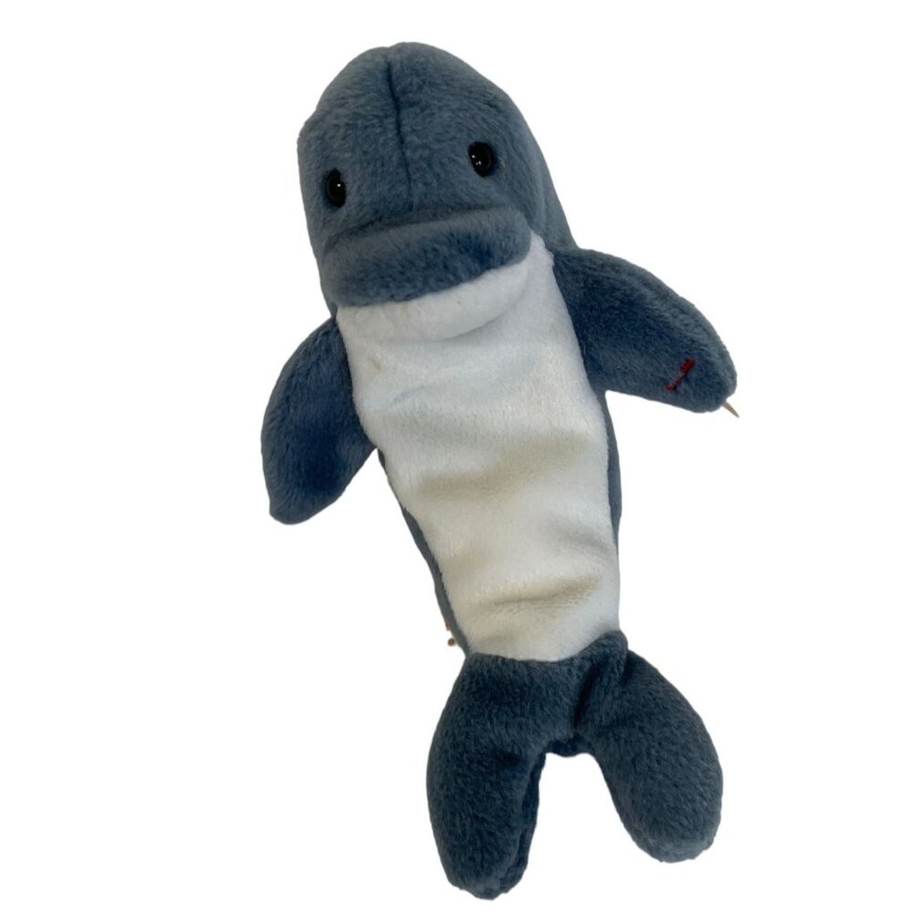 TY Beanie Babies Retired 1996 Waves the Dolphin